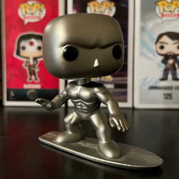 (LOOSE, No Box) Silver Surfer Funko Pop #19